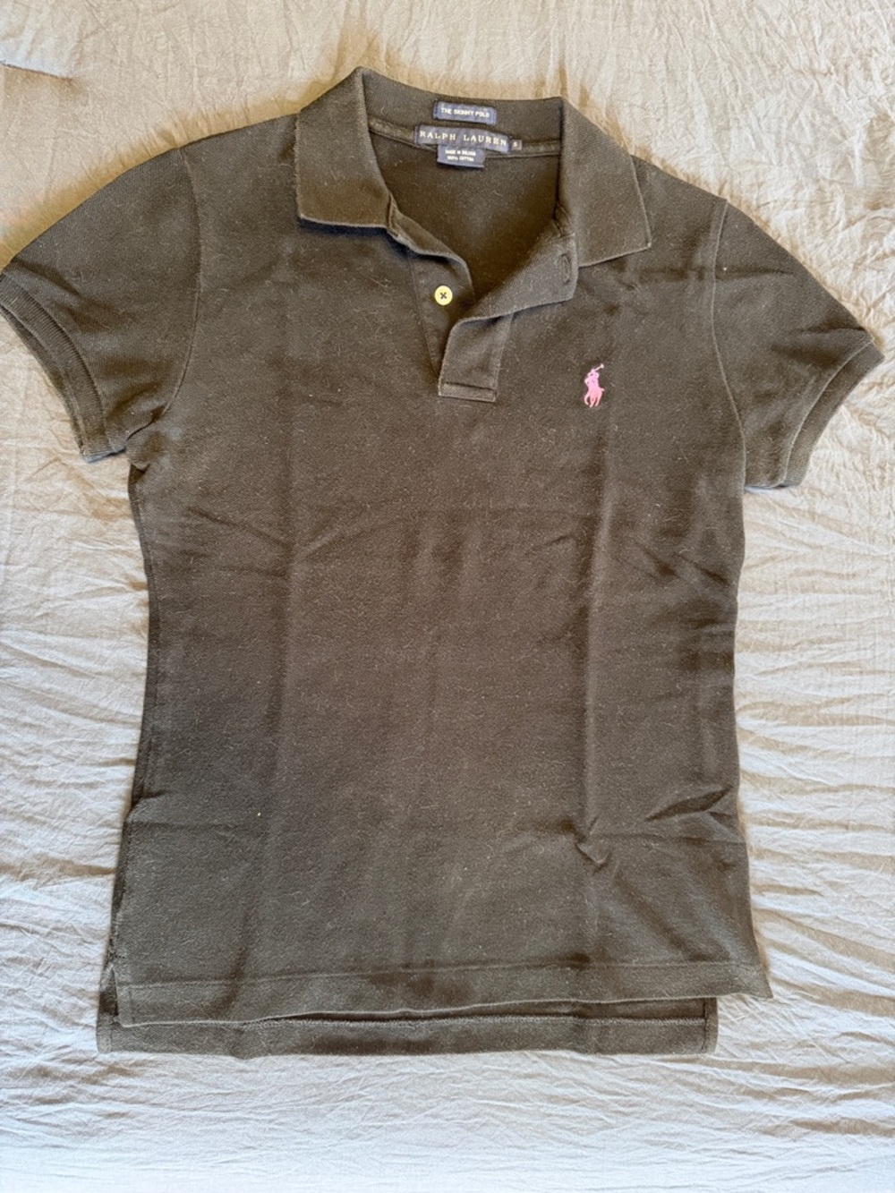 Ralph Lauren The Skinny Polo in Black